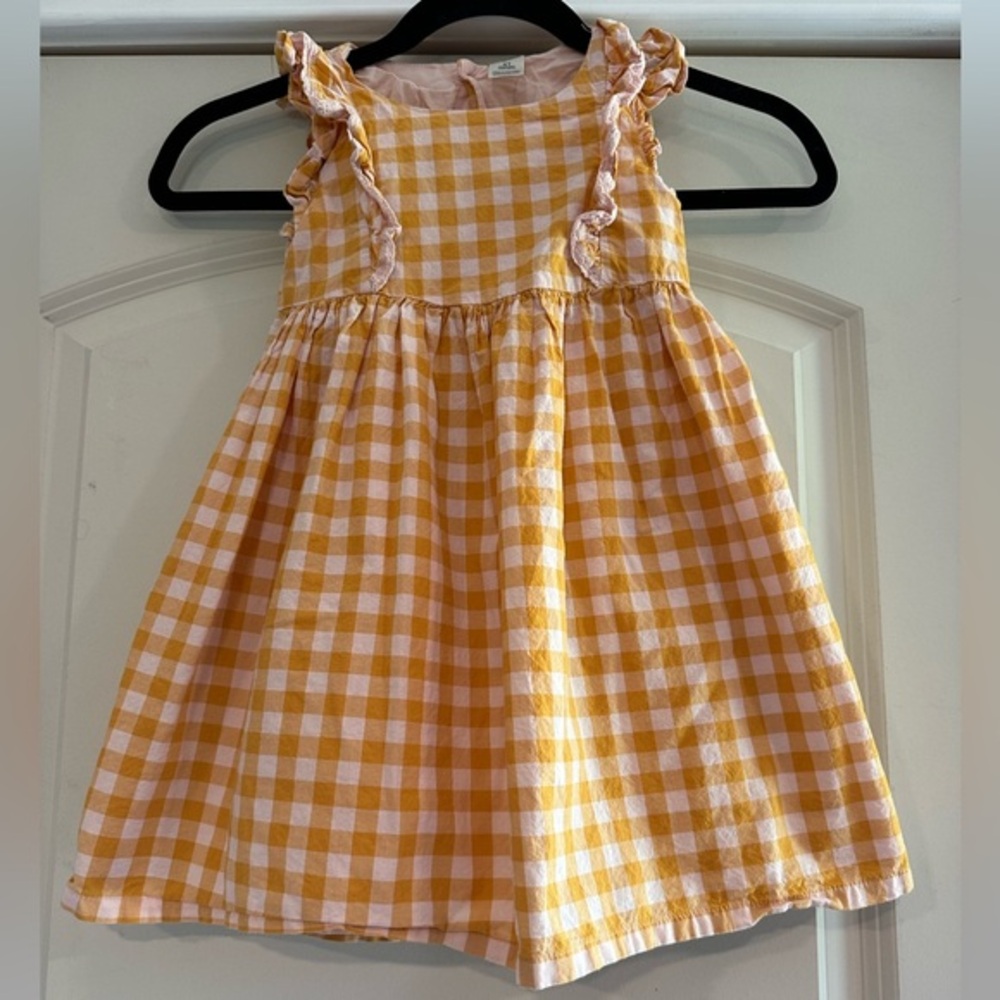 Oshkosh gingham dress 100% cotton